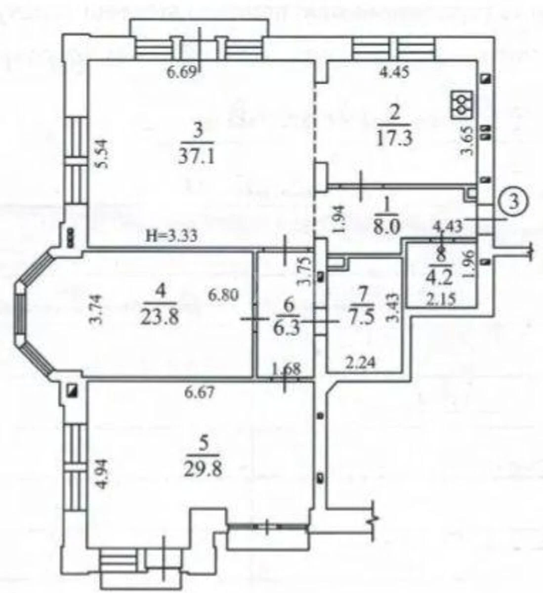 Office vul. Vozdvyzhens'ka 21/23, 136m26721511