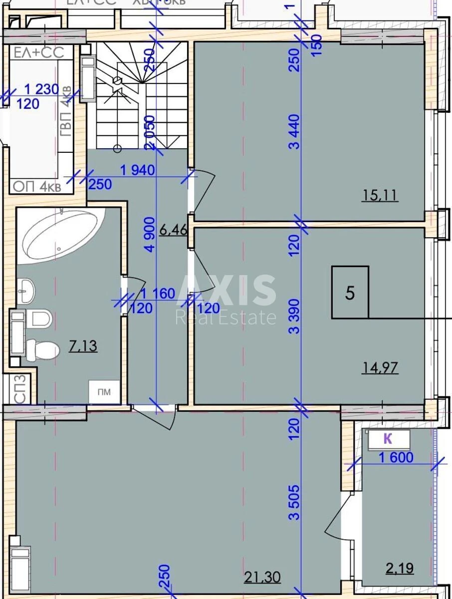 5к квартира Фортечный тупик Семь вольт658216