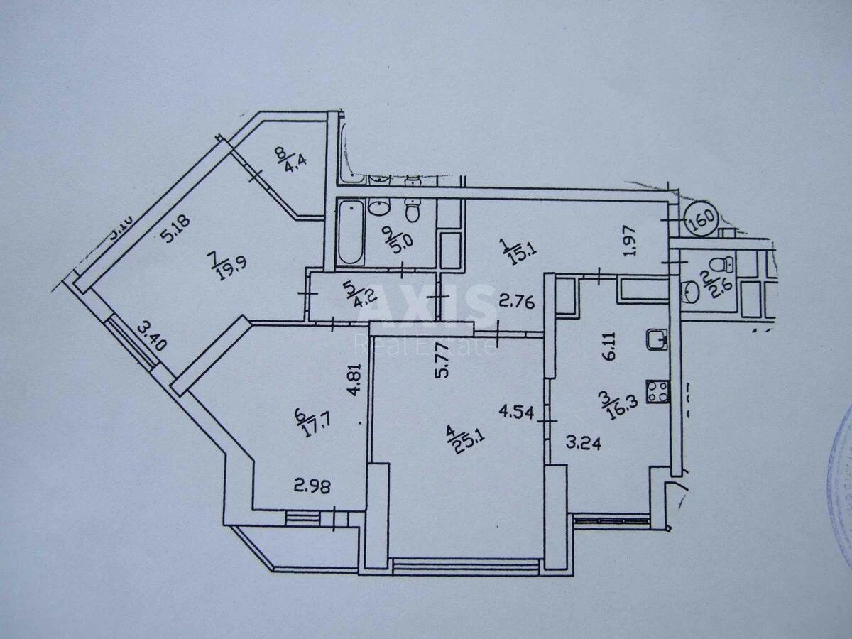 3к квартира ул. Княжий Затон 216975012