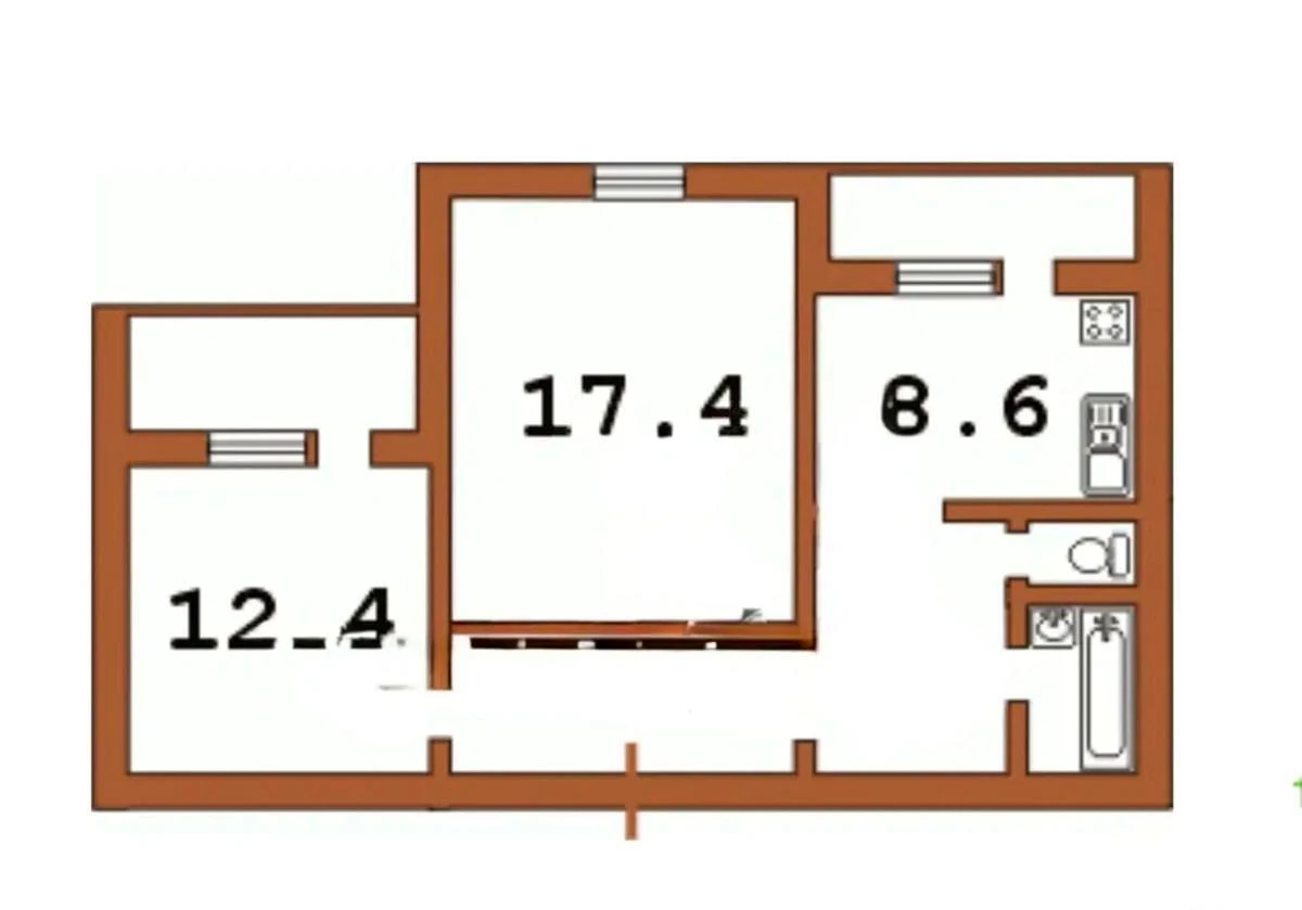 2k apartment vul. Myropil's'ka 256684019
