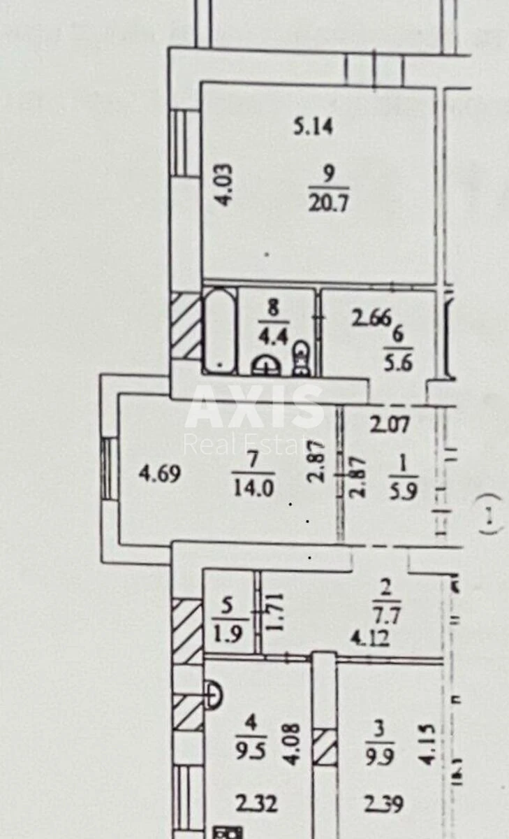 3k apartment bul. Gasheka Jaroslava 186861521
