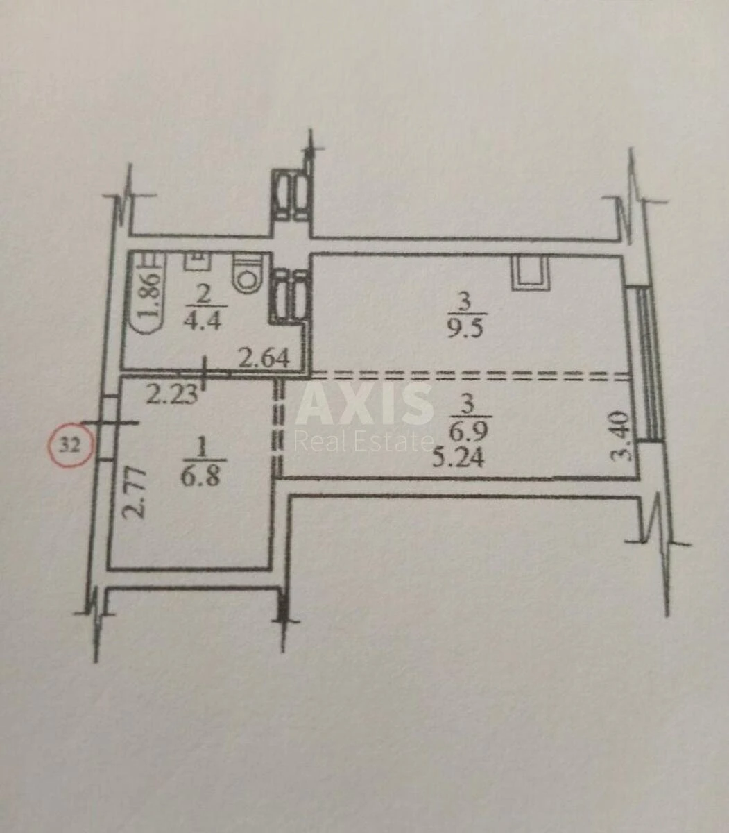 1к квартира ул. Олимпия Галика 756638811