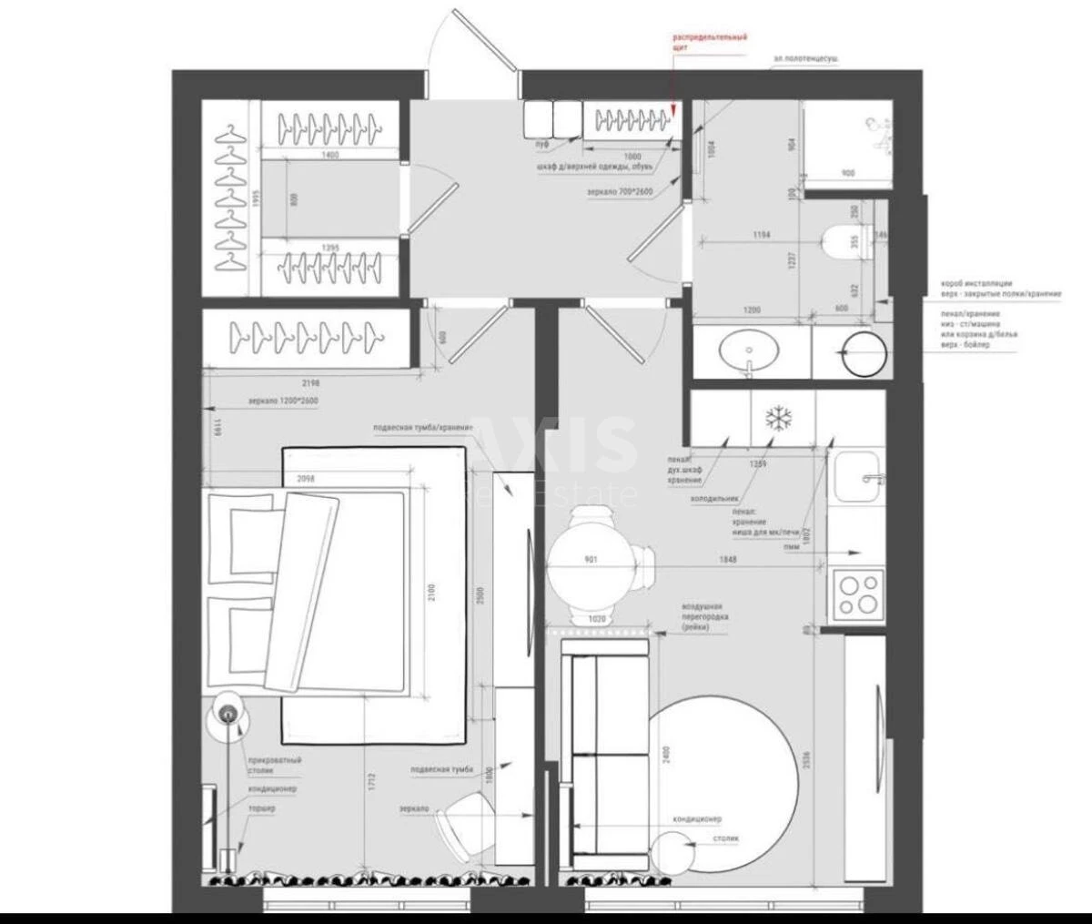 1k apartment vul. Myhajla Maksymovycha 32649009