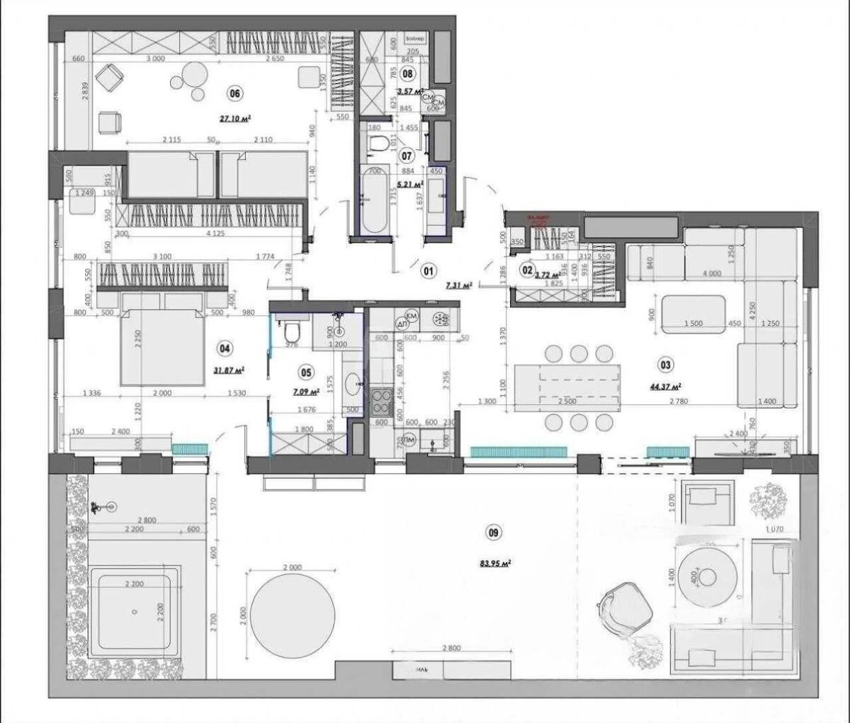 3к квартира ул. Джона Маккейна 3А649264