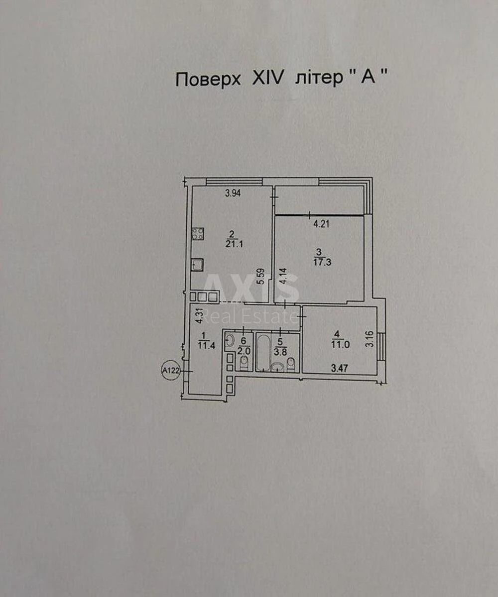 2k apartment vul. Sverstjuka Jevgena 46942715