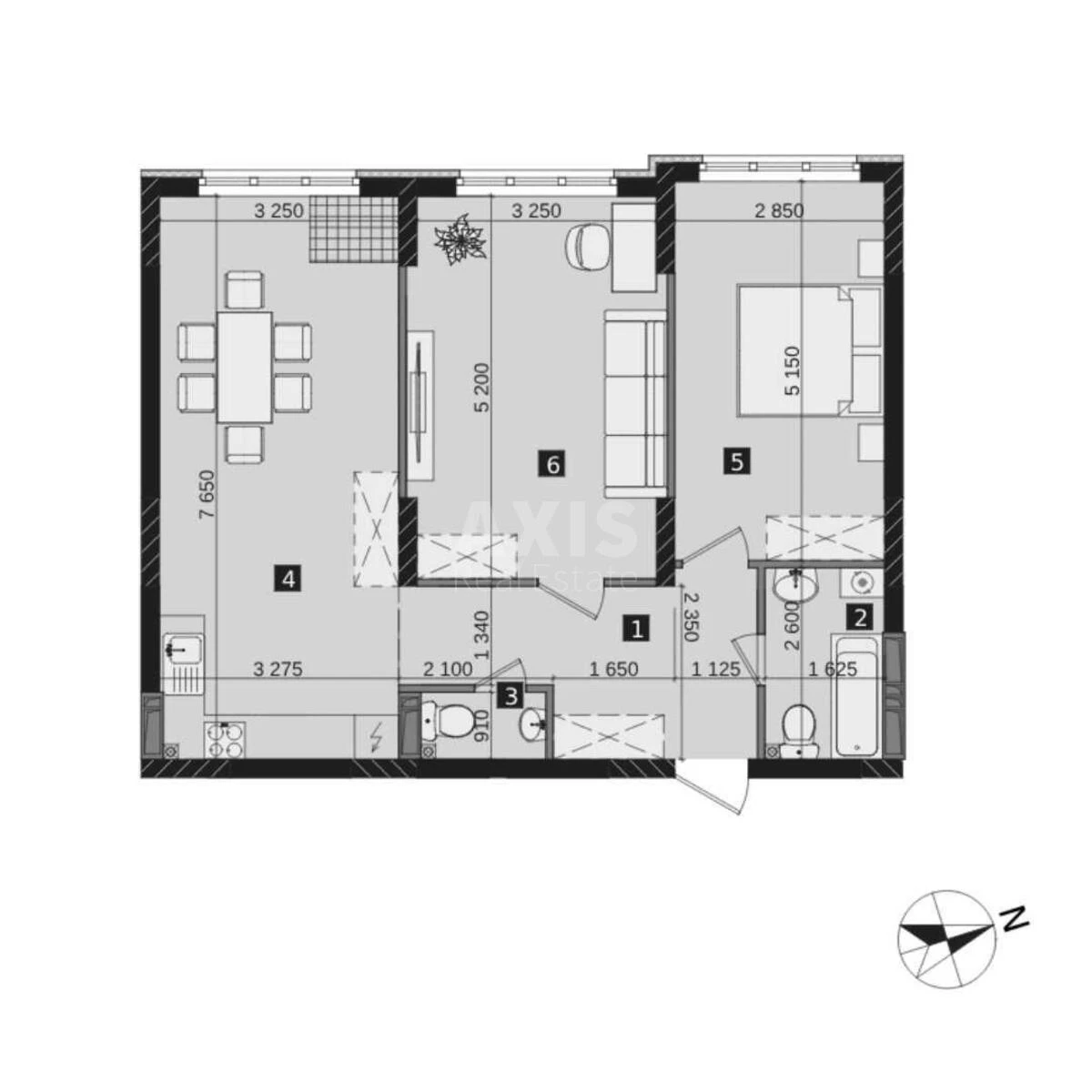 2к квартира ул. Михаила Максимовича 32651361