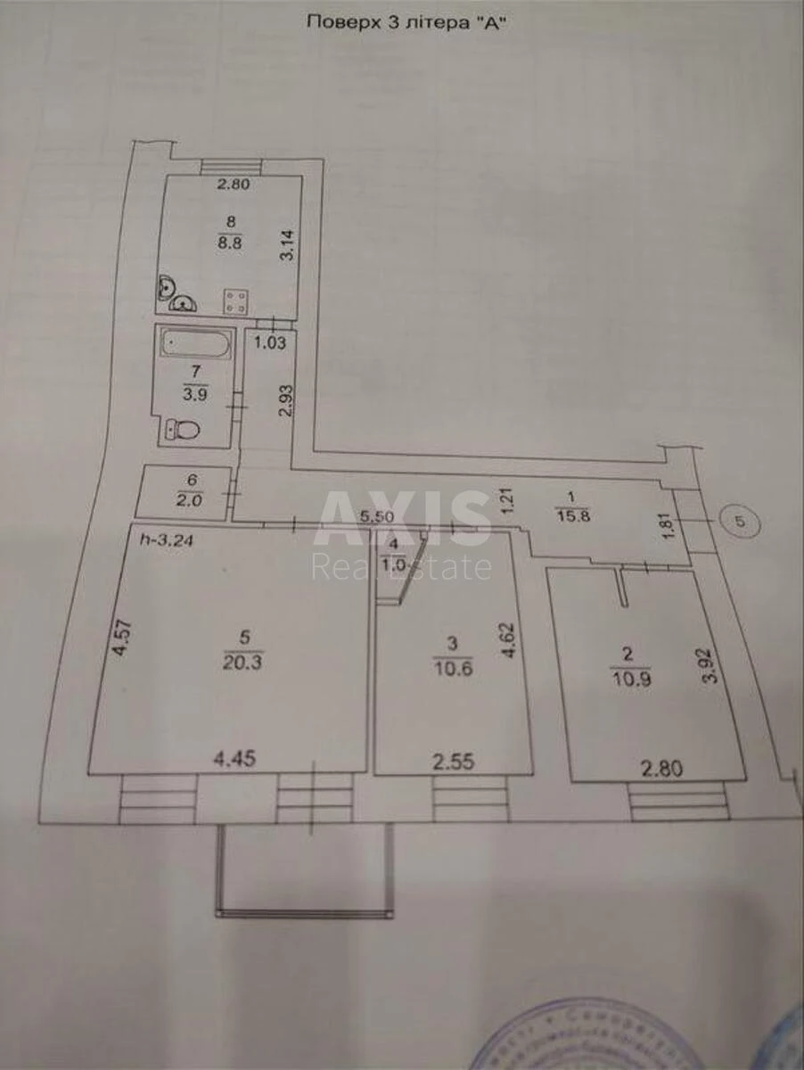 3к квартира ул. Гончара Олеся 90/927114319