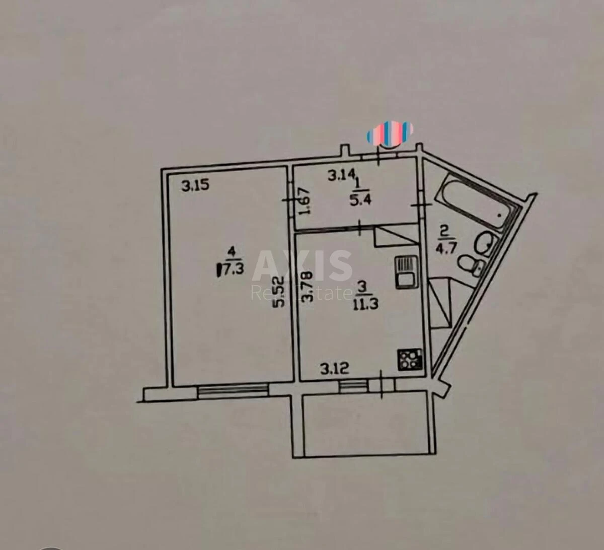 1k apartment pr-t Grygorenka Petra 14622489