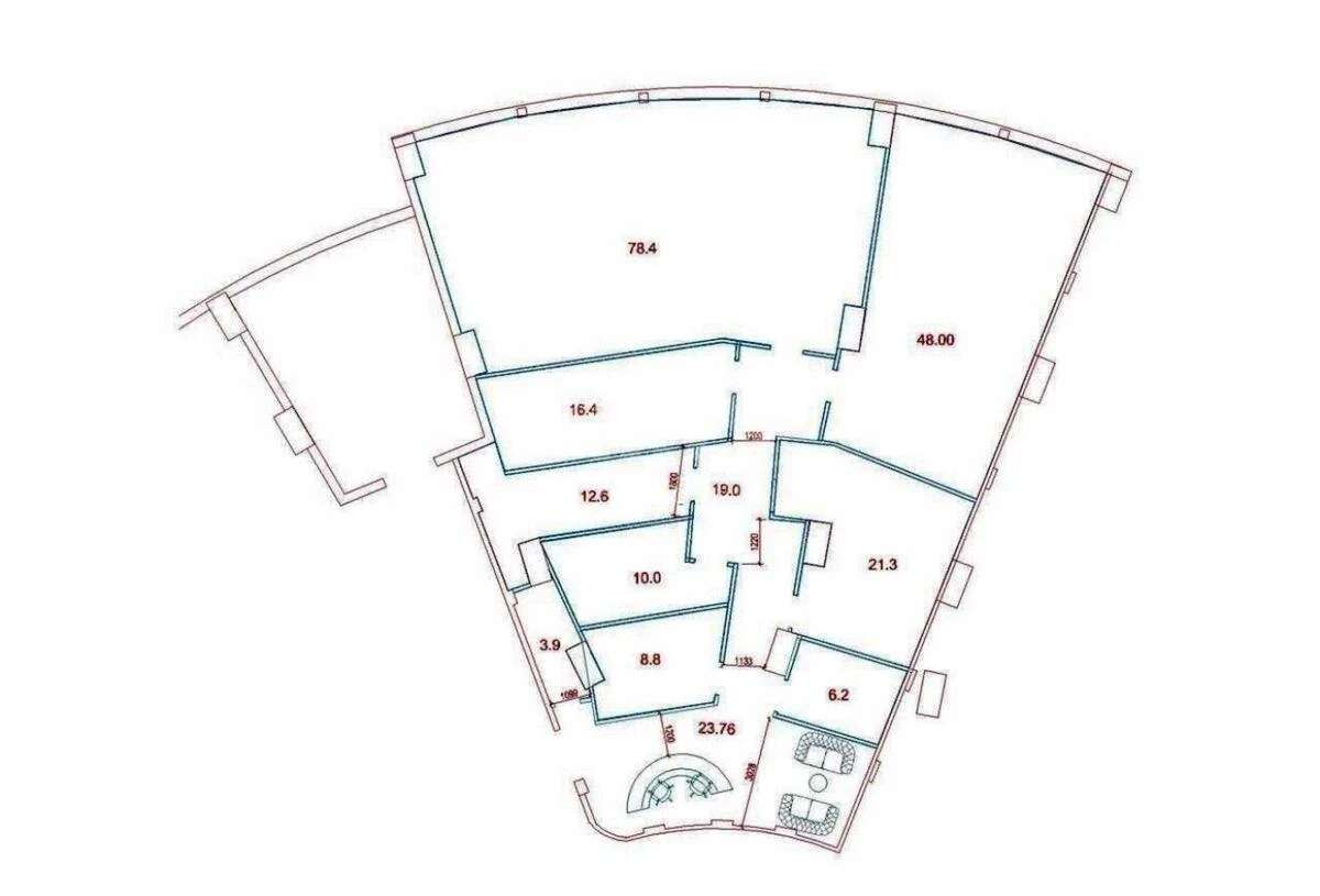 Trade object vul. Jevgena Konoval'cja 36Д, 258m27173712