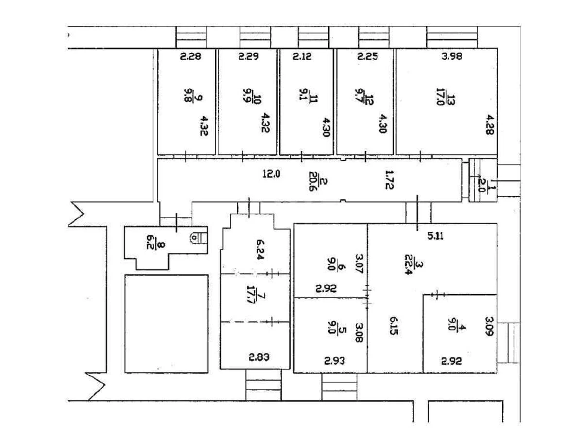 Office vul. Zhyljans'ka 55, 151m2587428
