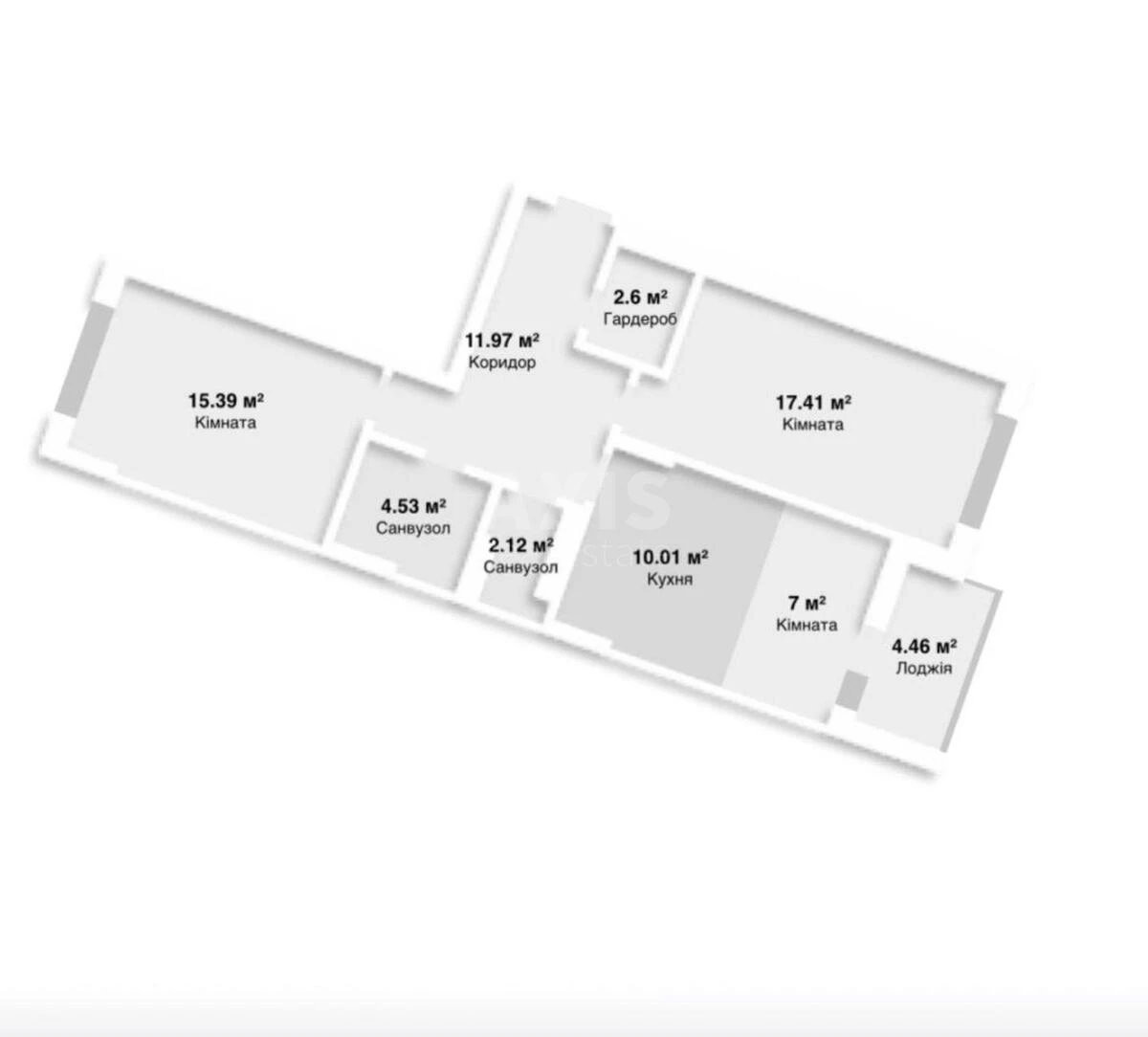 2k apartment vul. Sosjury Volodymyra 6633954