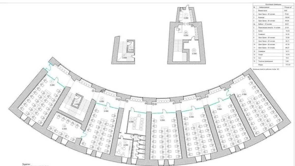 Office bul. Lesi Ukrai'nky 30, 700m2675858