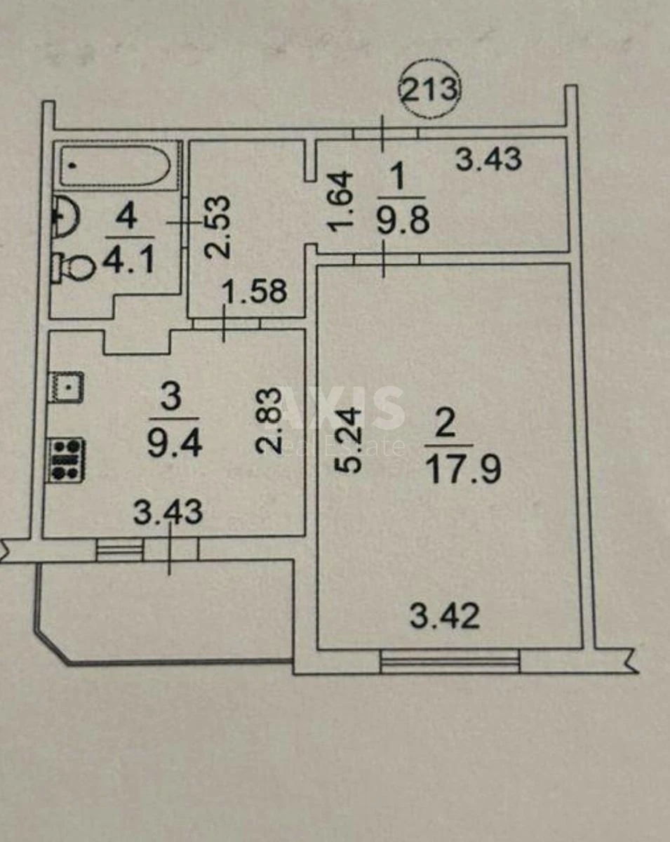 1k apartment vul. Yulia Zdanovska 36А6735616