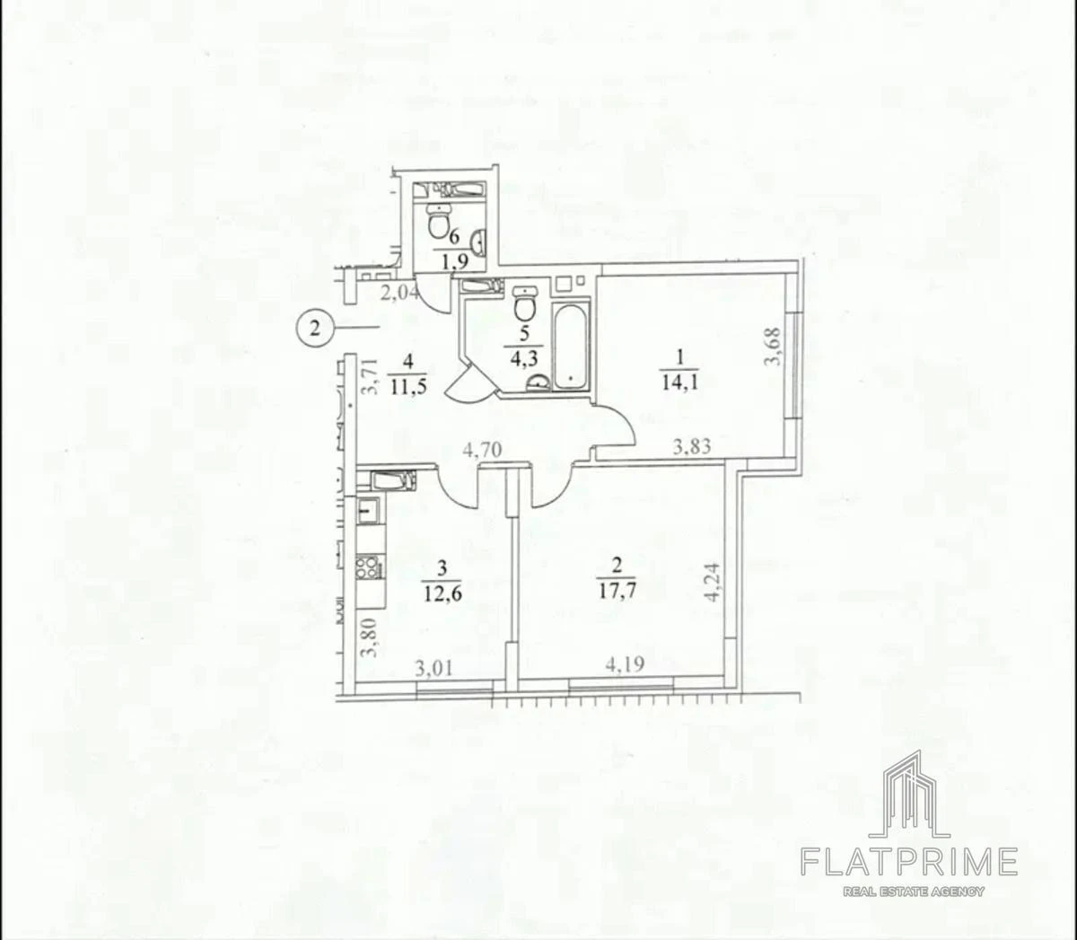 2k apartment vul. Voskresens'ka 146399811