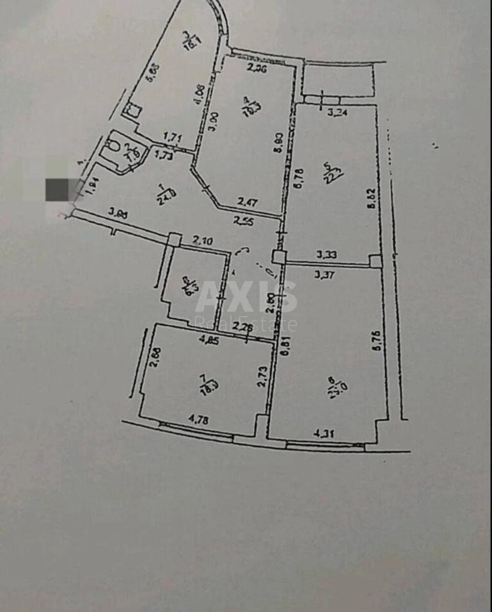 4к квартира ул. Митрополита Андрея Шептицкого 10630739