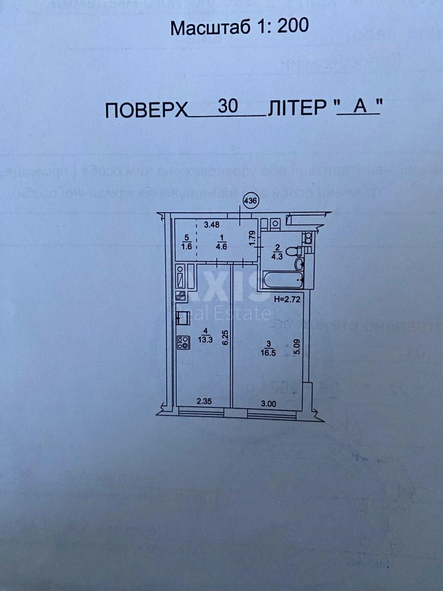 1k apartment vul. Zabolotnogo Akademika 1А668308
