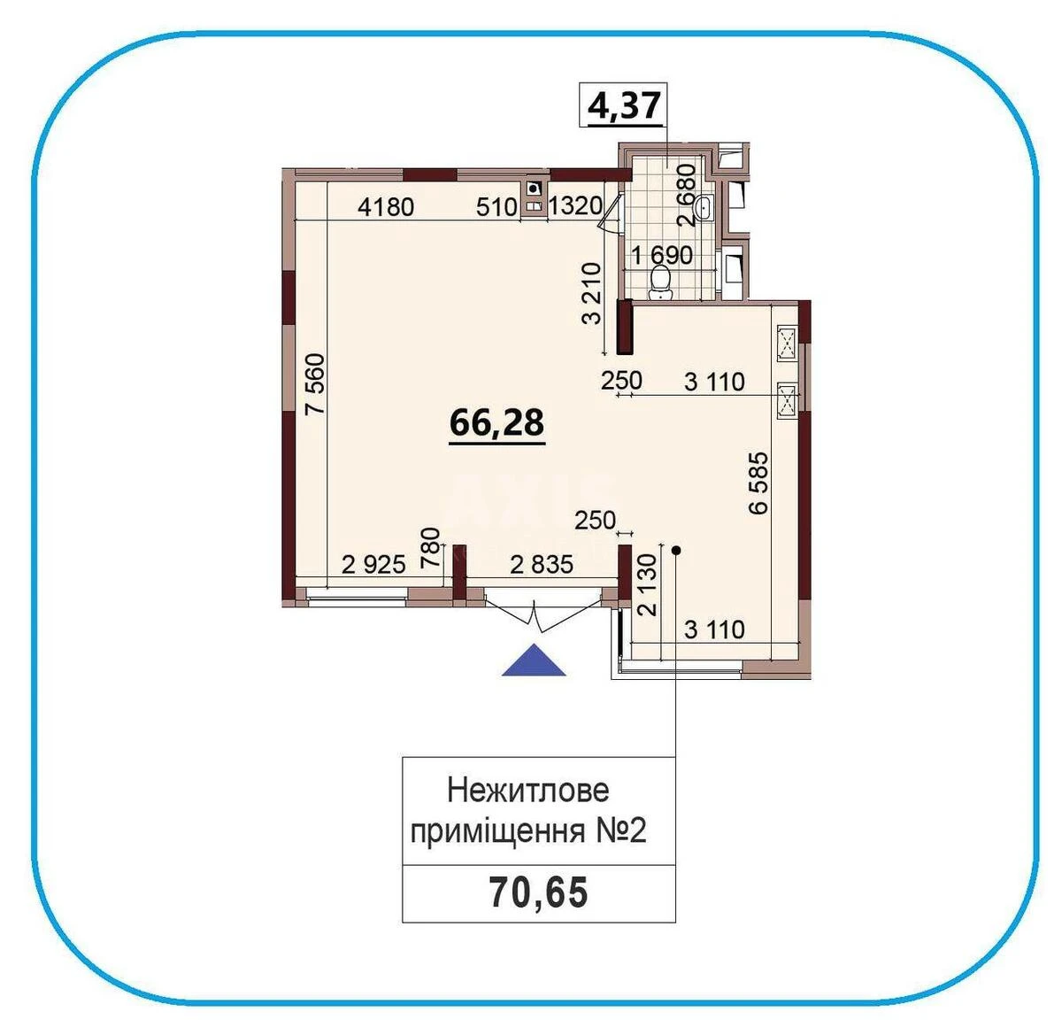 Объект торговли ул. Александра Олеся 2А, 70м27122213
