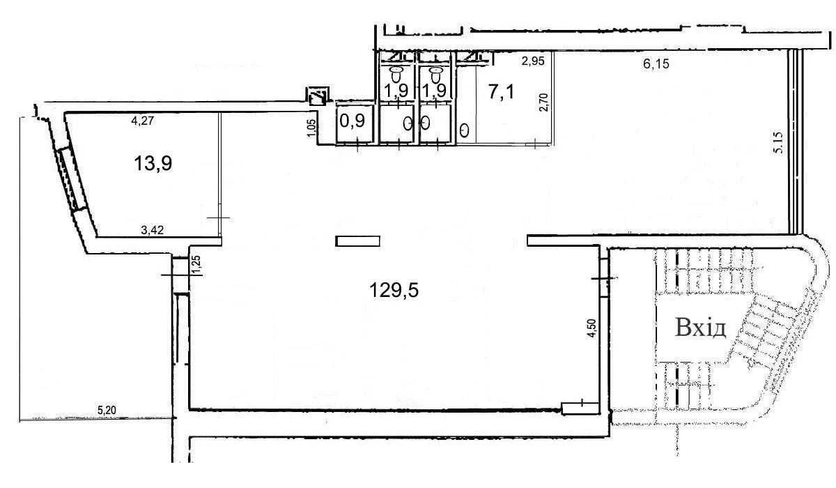 Office bul. Lesi Ukrai'nky 7Б, 155m27170211