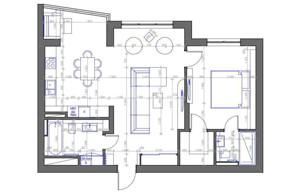 2k apartment vul. Sikors'kogo Igorja Aviakonstruktora 4Б6112211