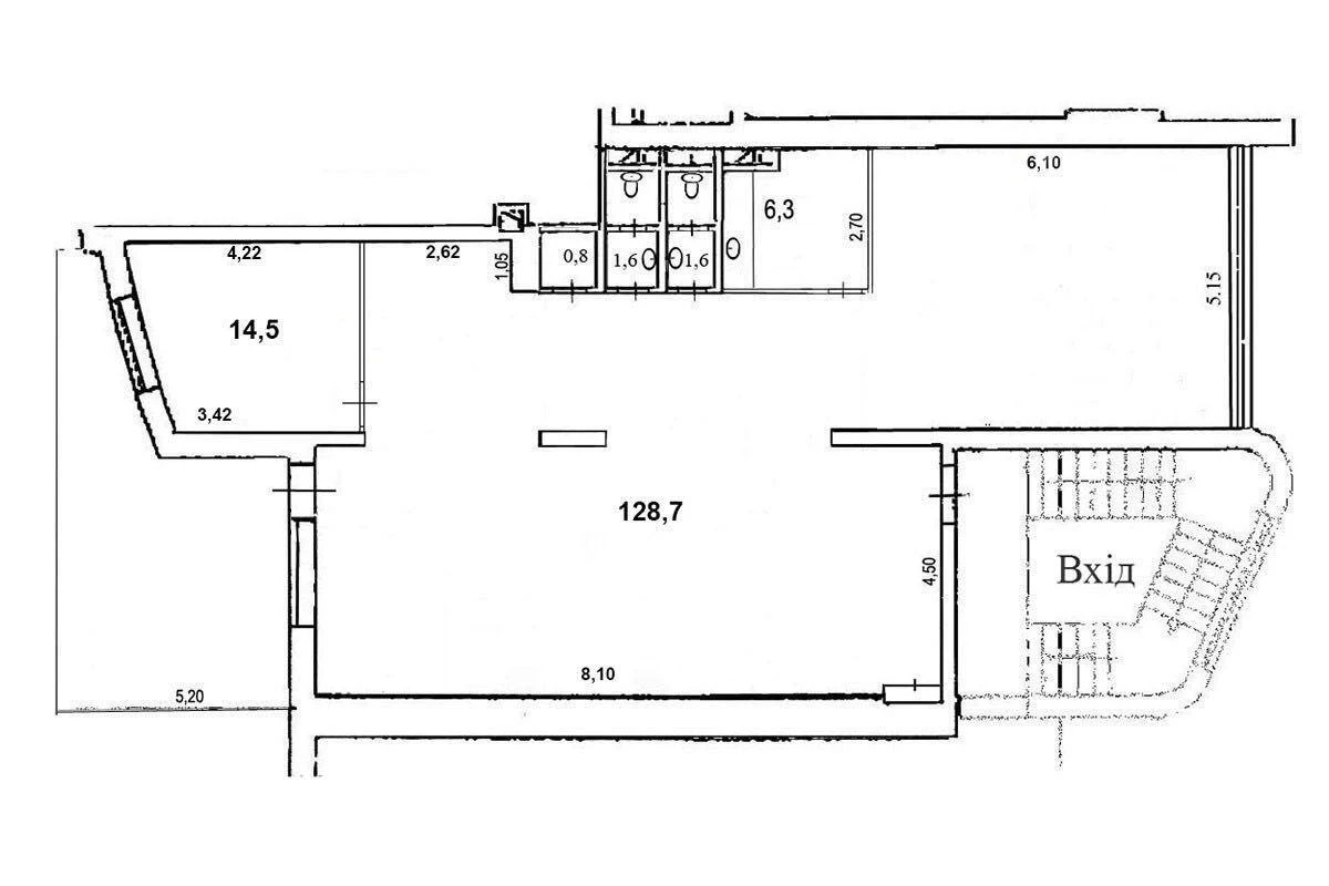 Офис бул. Леси Украинки 7Б, 155м27143210