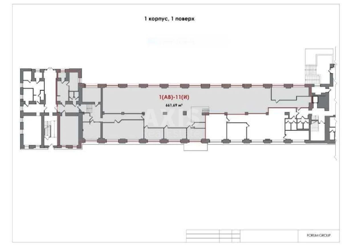 Office vul. Pymonenka Mykoly 13, 661m2694757