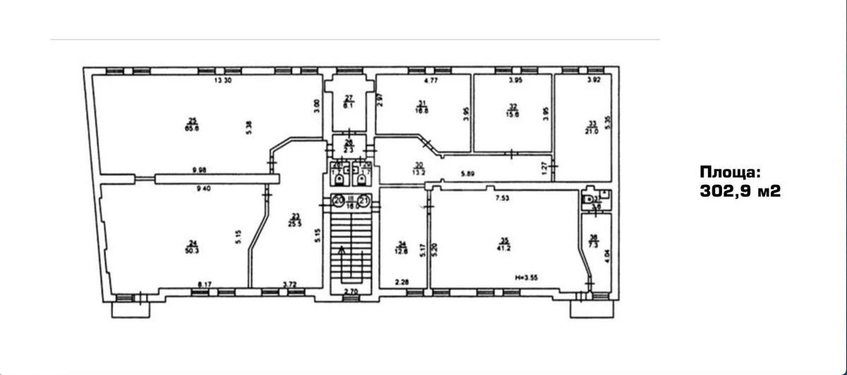 Офис ул. Михайловская 12Б, 1481м2583236