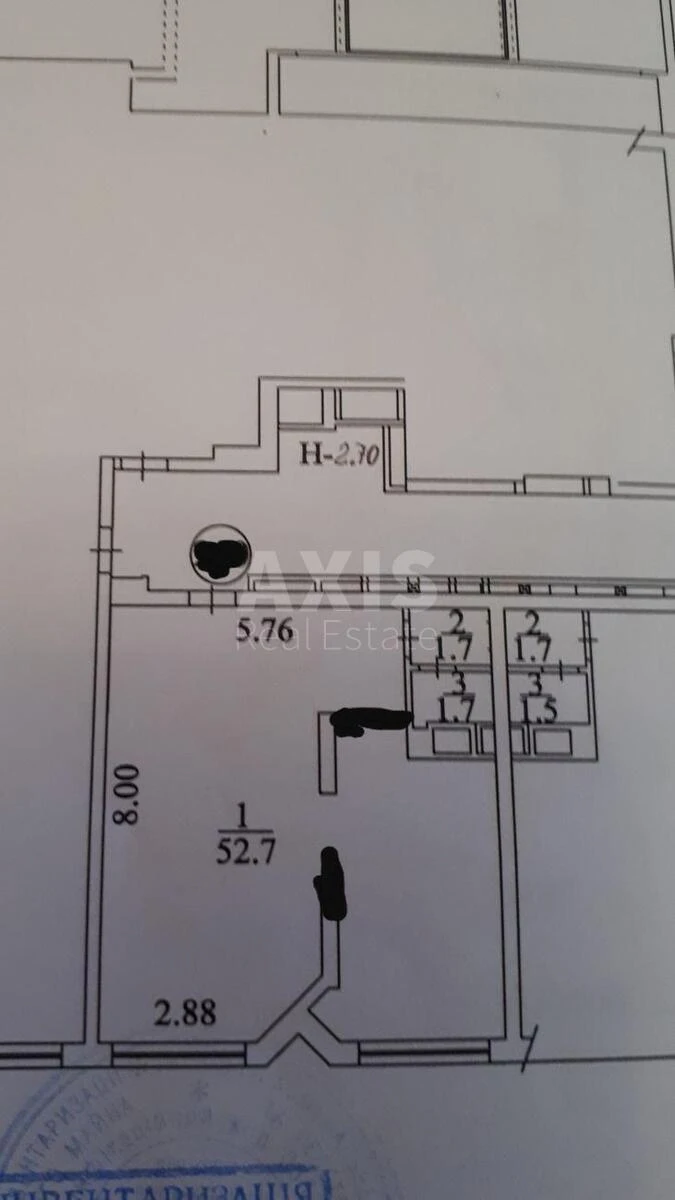 Office vul. Oleny Pchilky 5, 56m2608412