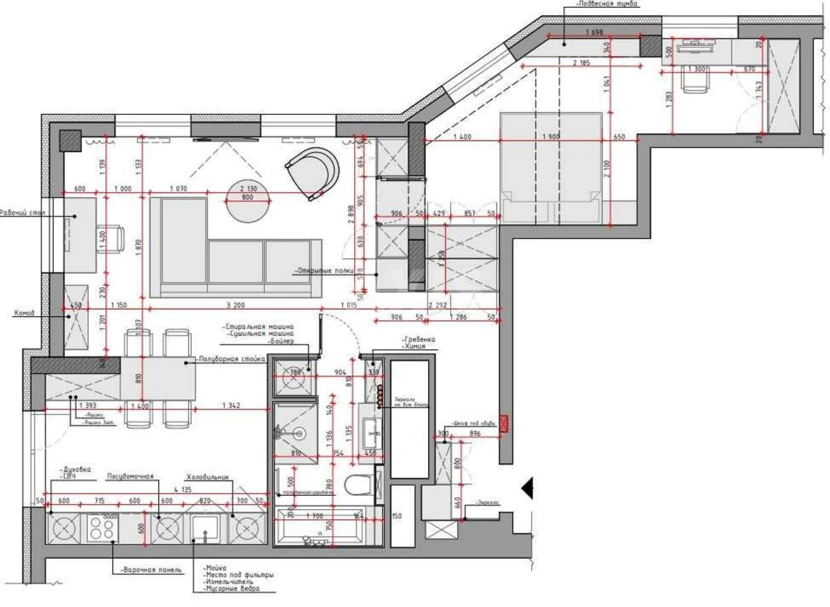 2k apartment pr-t Lobanovs'kogo 4Г6613419