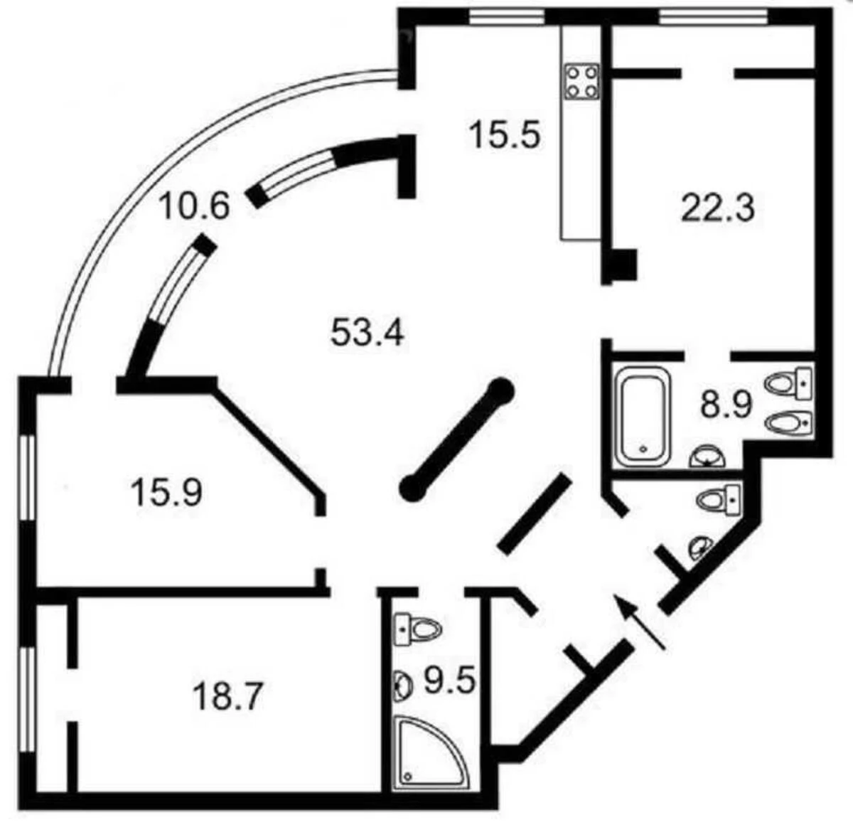 4k apartment vul. Zhyljans'ka 596706520