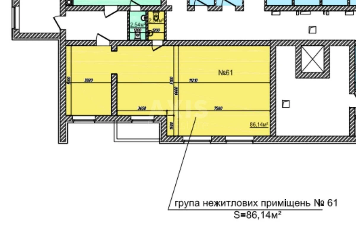 Trade object vul. Metrologichna 27А, 86m2718640