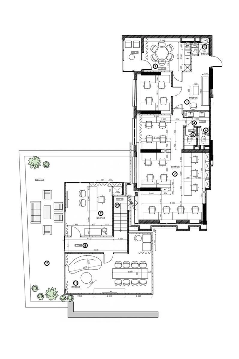 Office vul. Bul'varno-Kudrjavs'ka 15Є, 180m25932511