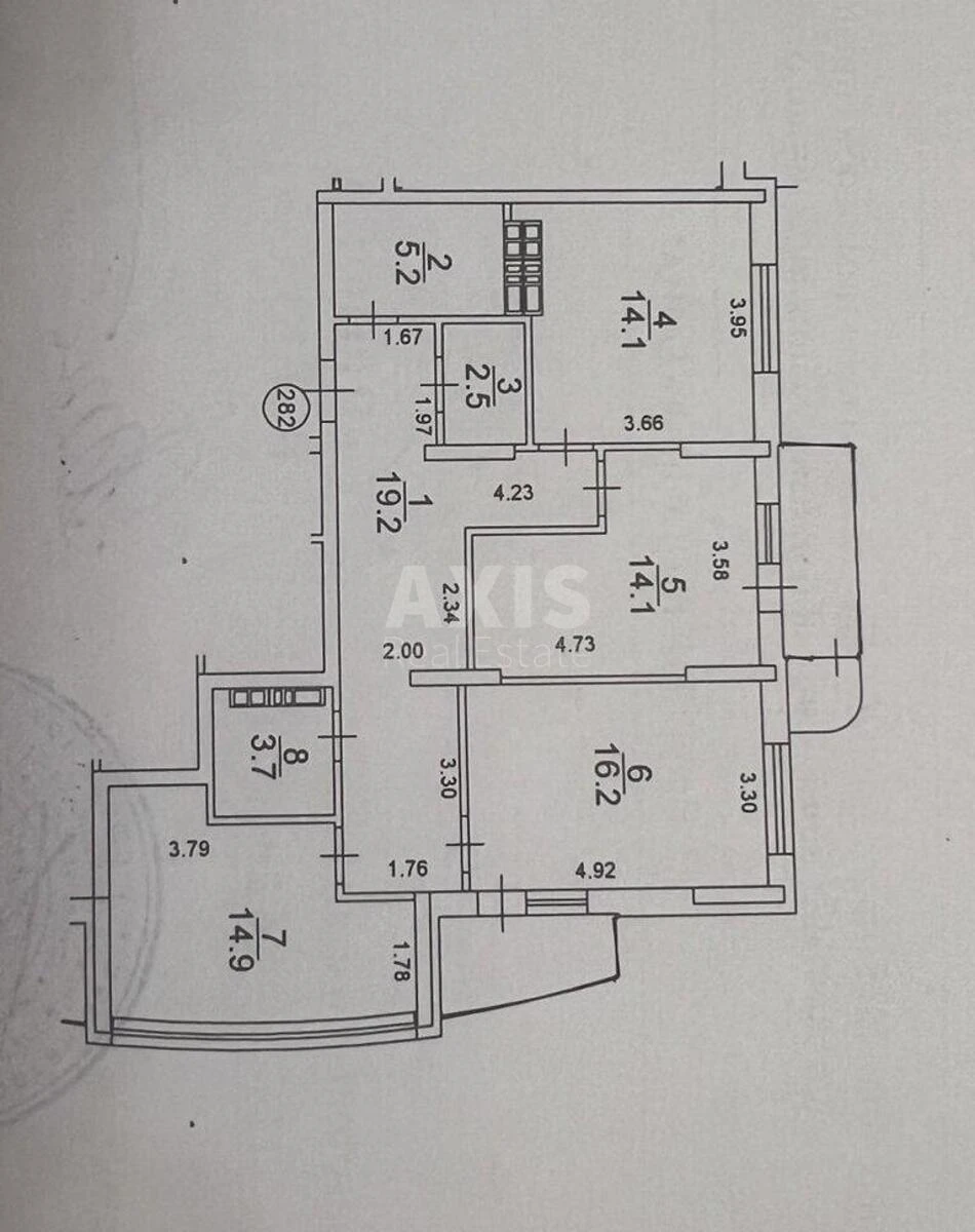 3k apartment vul. Kondratjuka Jurija 16419213