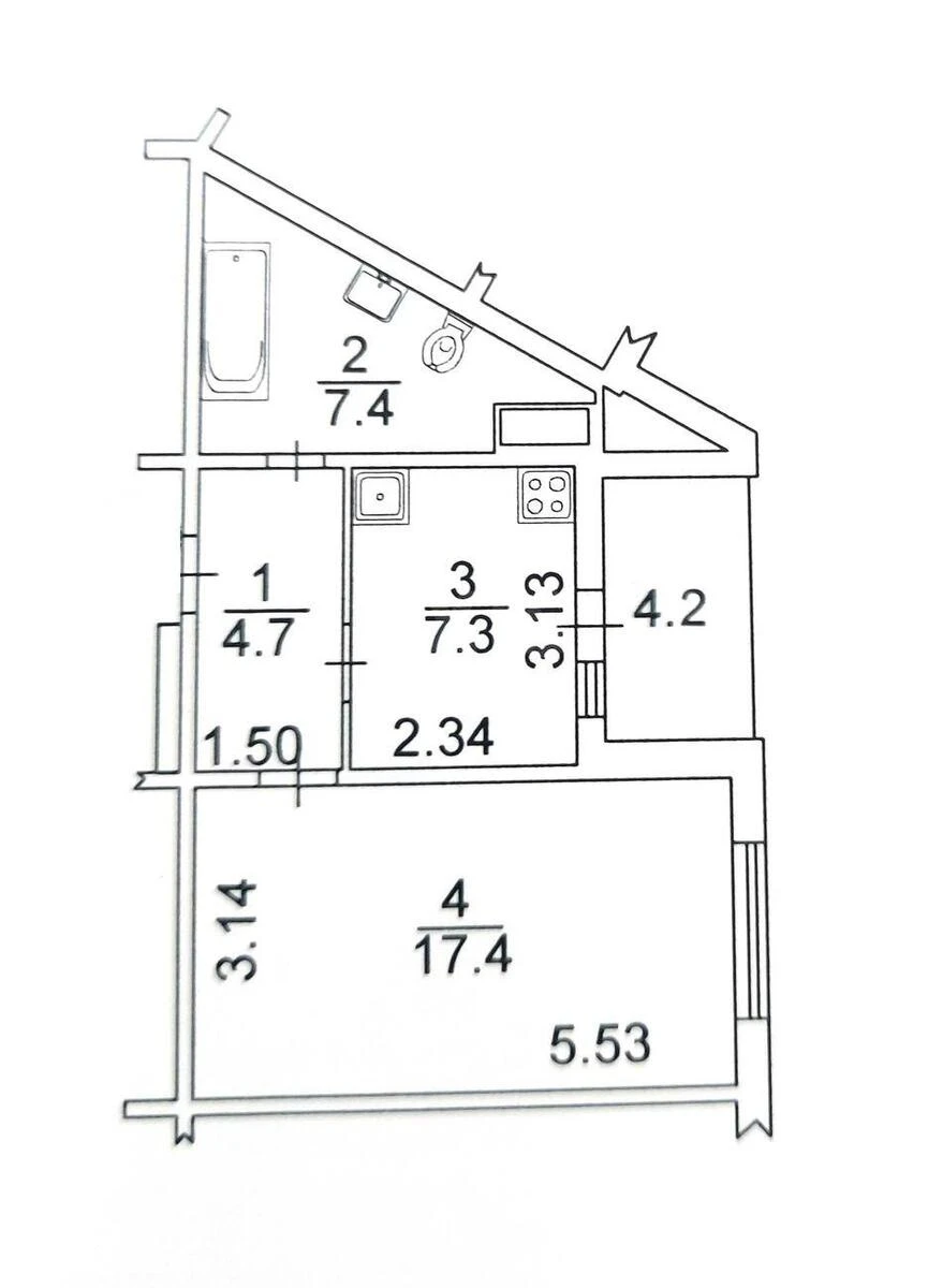 1k apartment vul. Chavdar Jelyzavety 216426716