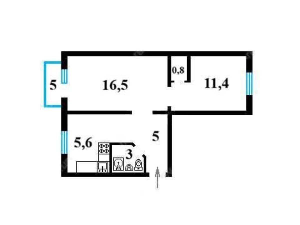 2k apartment vul. Pryvokzal'na 12/17204620