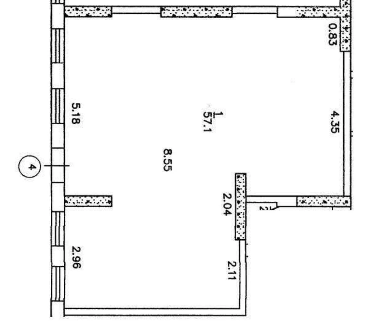 Trade object vul. Volodymyra Naumovycha 1Б, 58m2691613
