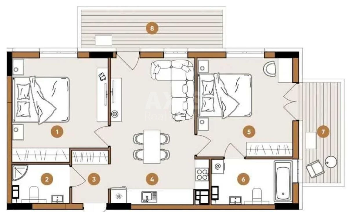 2k apartment vul. Olegivs'ka 36626931