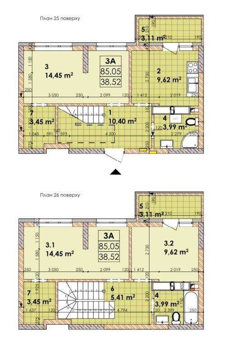 3k apartment vul. Sosjury Volodymyra 6688663
