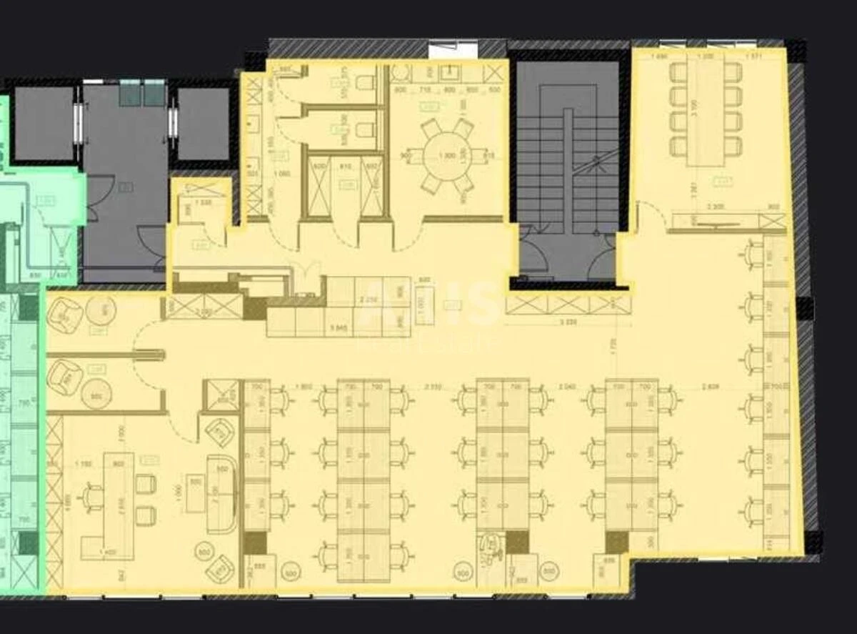 Office vul. Bul'varno-Kudrjavs'ka 15, 254m26312312