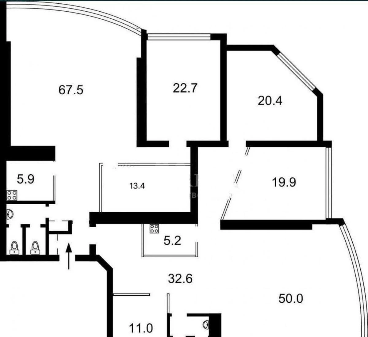 Office uzv. Klovs'kyj 7, 260m26946811