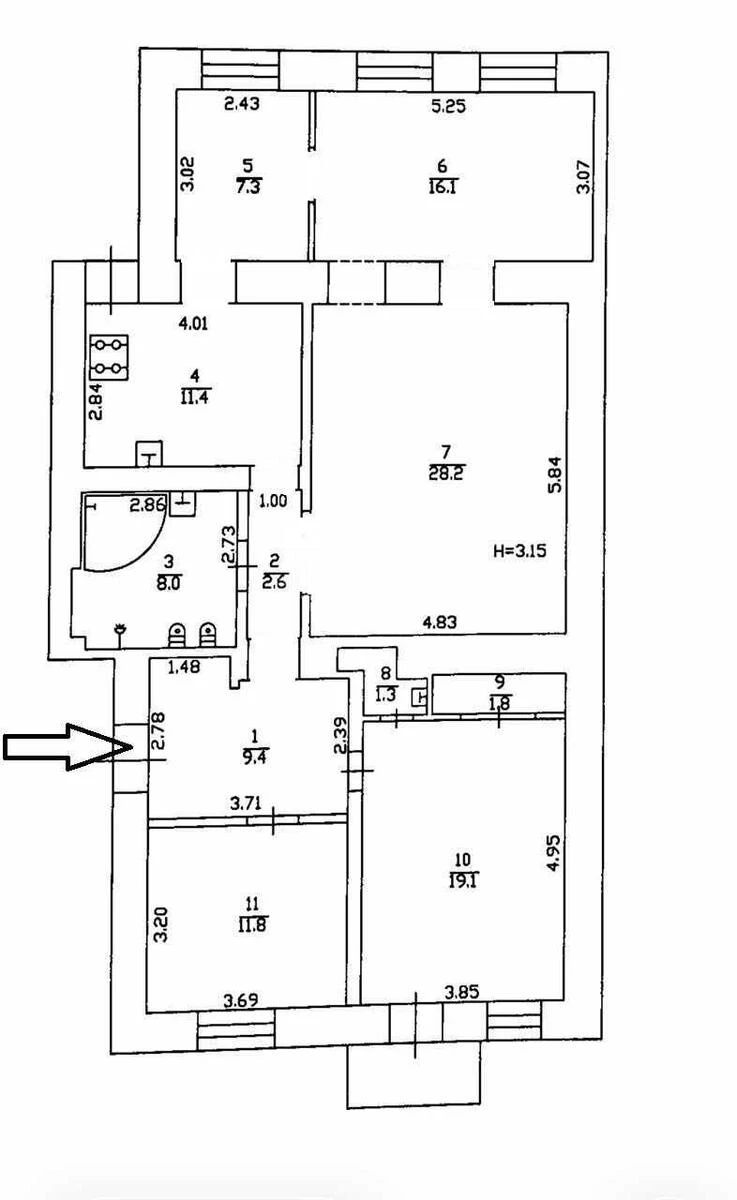 3k apartment vul. Pavlivs'ka 106722311