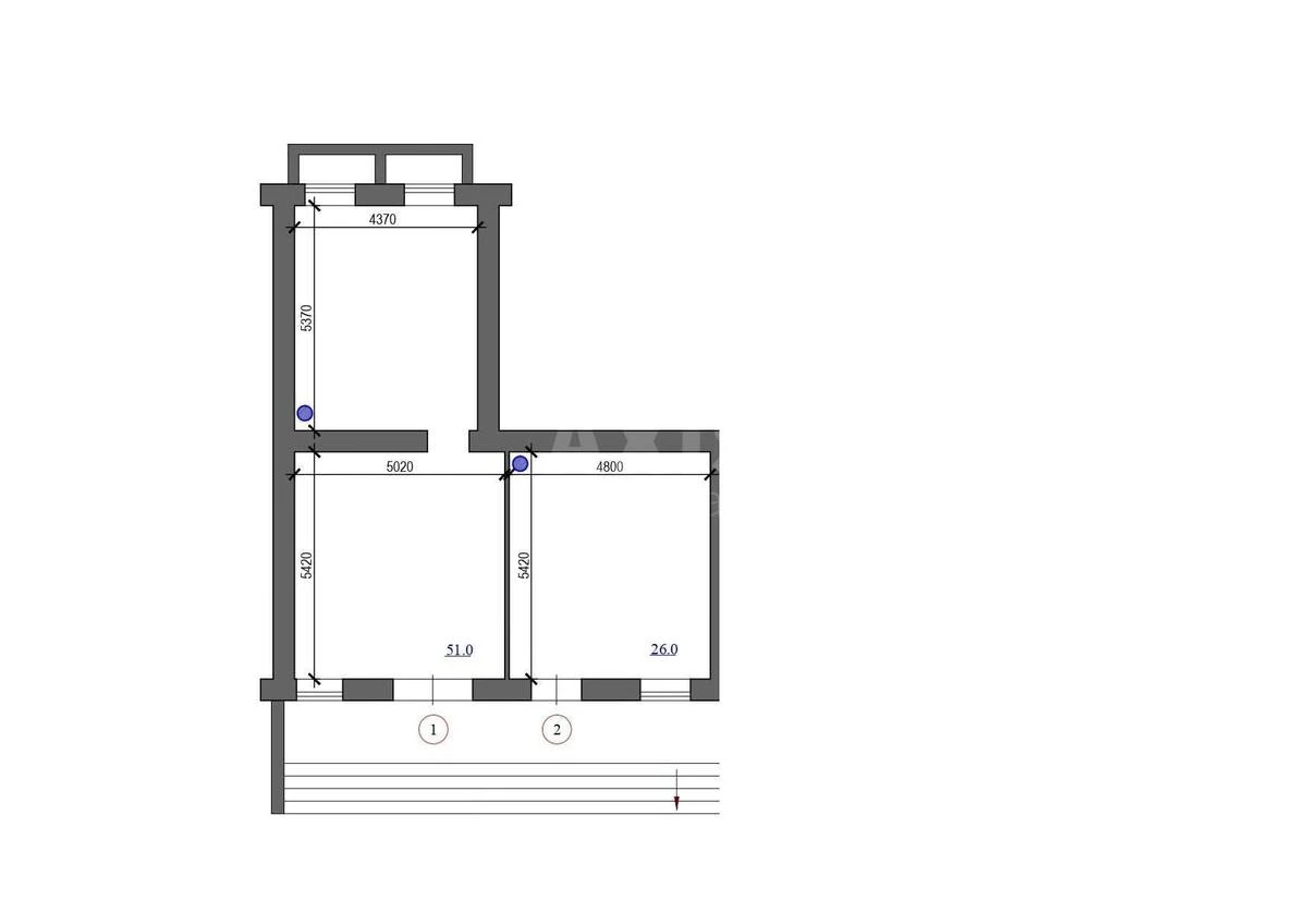 Trade object vul. Skoropads'kogo Pavla 51/102, 77m2632503