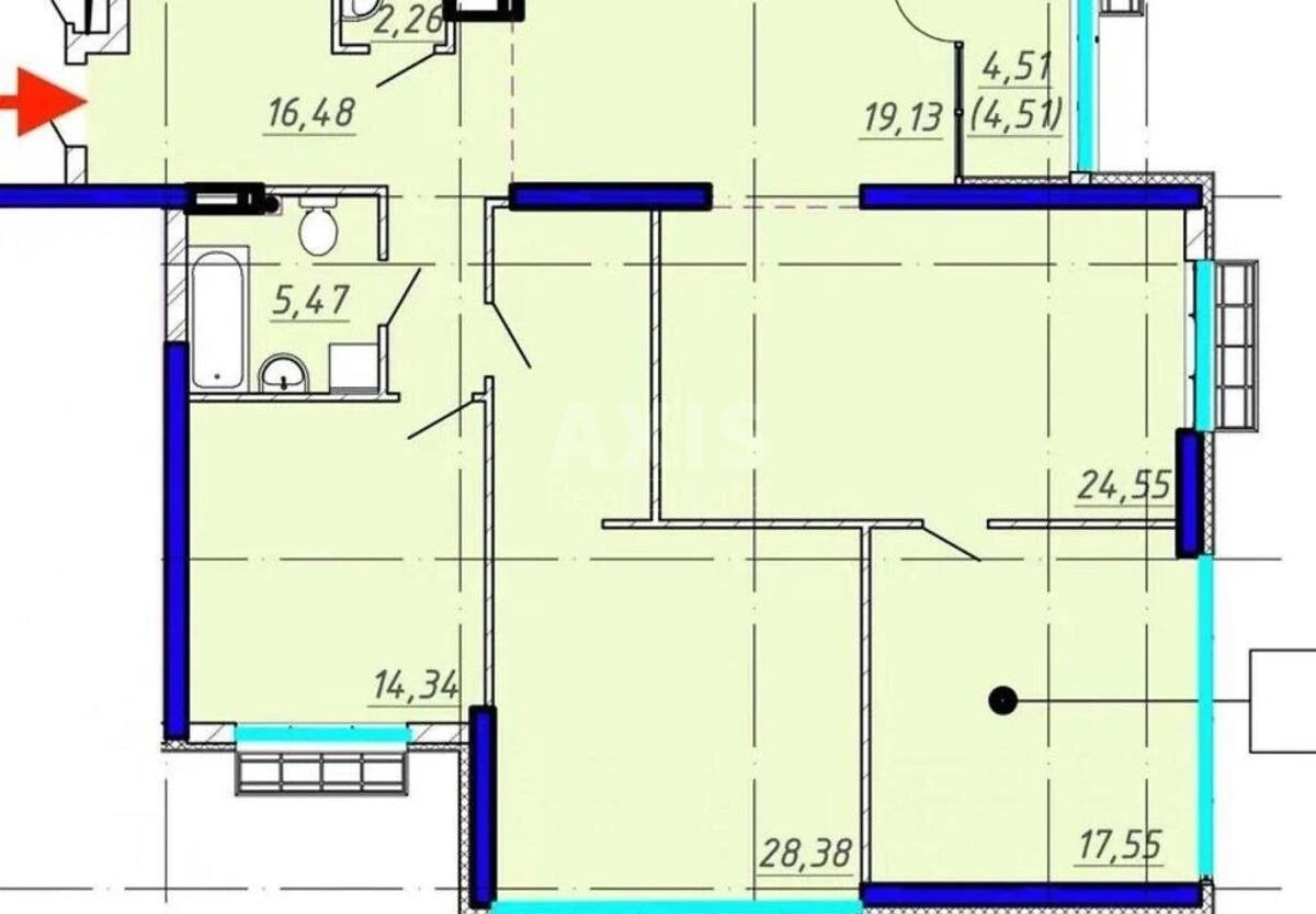 3k apartment vul. Mykhayla Boychuka 41653023