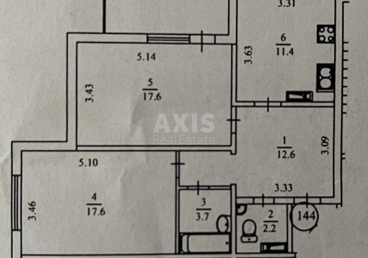 2k apartment vul. Makarenka 1А653248