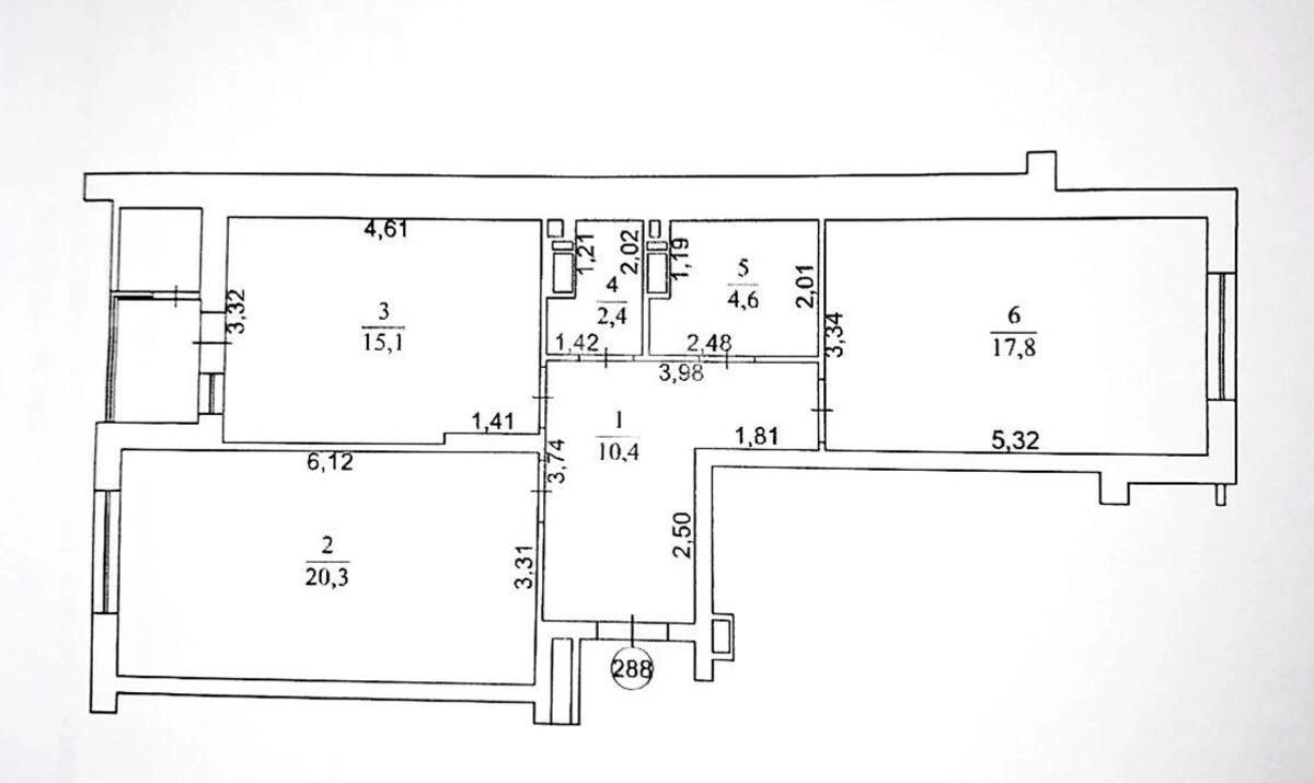 2k apartment vul. Grechka Marshala Ten litres671704