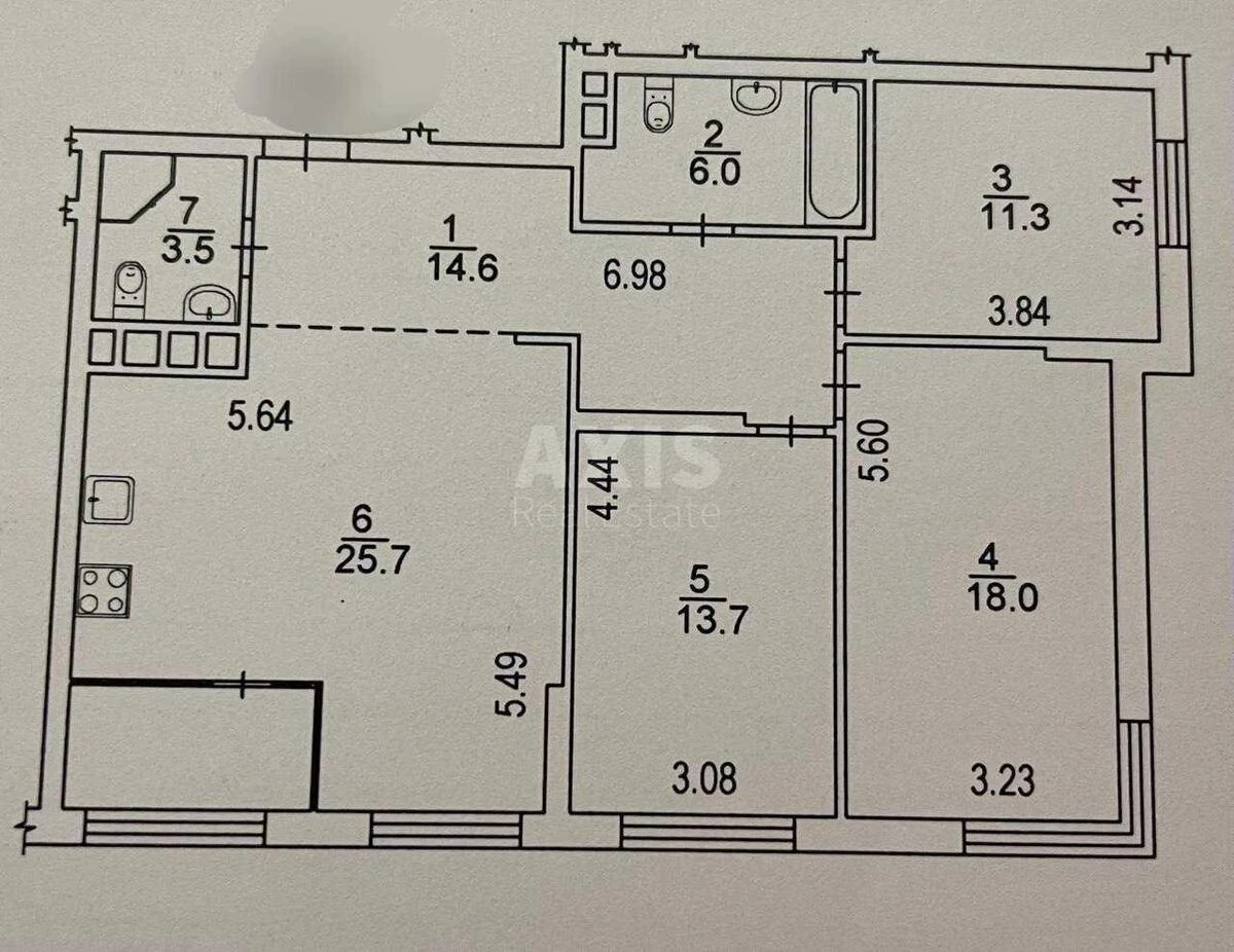 3к квартира ул. Сверстюка Евгения 4630744