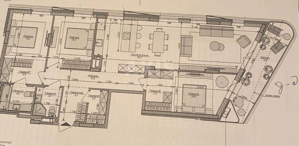 3k apartment bul. Ryl's'kogo Tadeja 16389813
