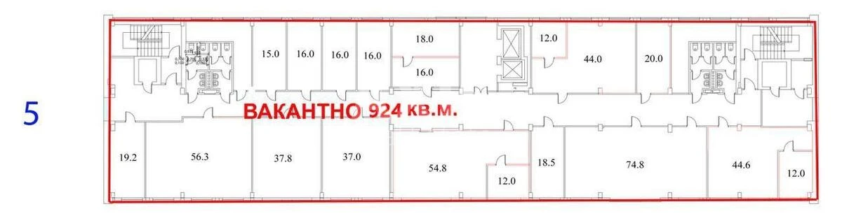 Office vul. Lejpcyz'ka 15А, 924m2548006