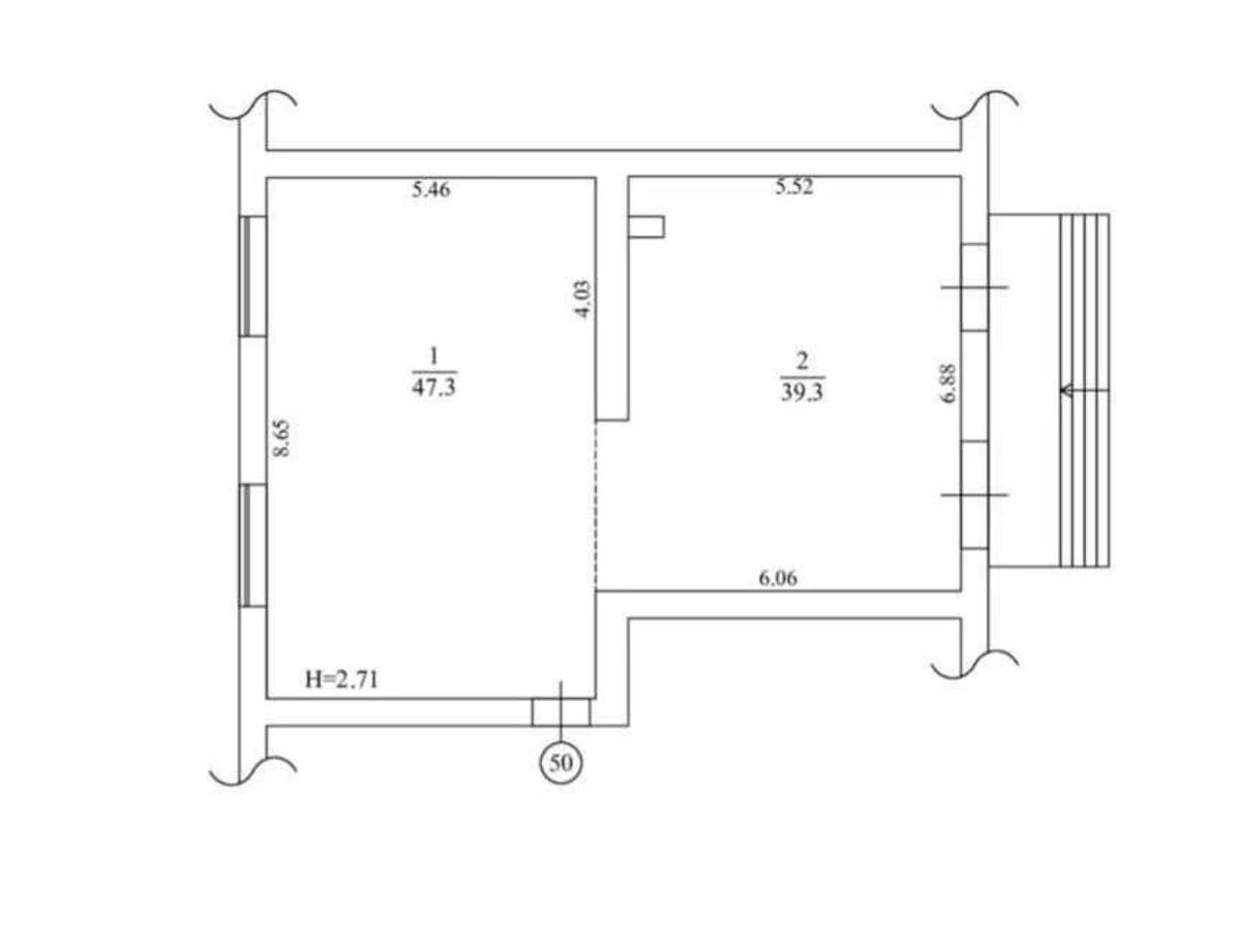 Trade object vul. Vasylya Tyutyunnyka 56, 86m2667303