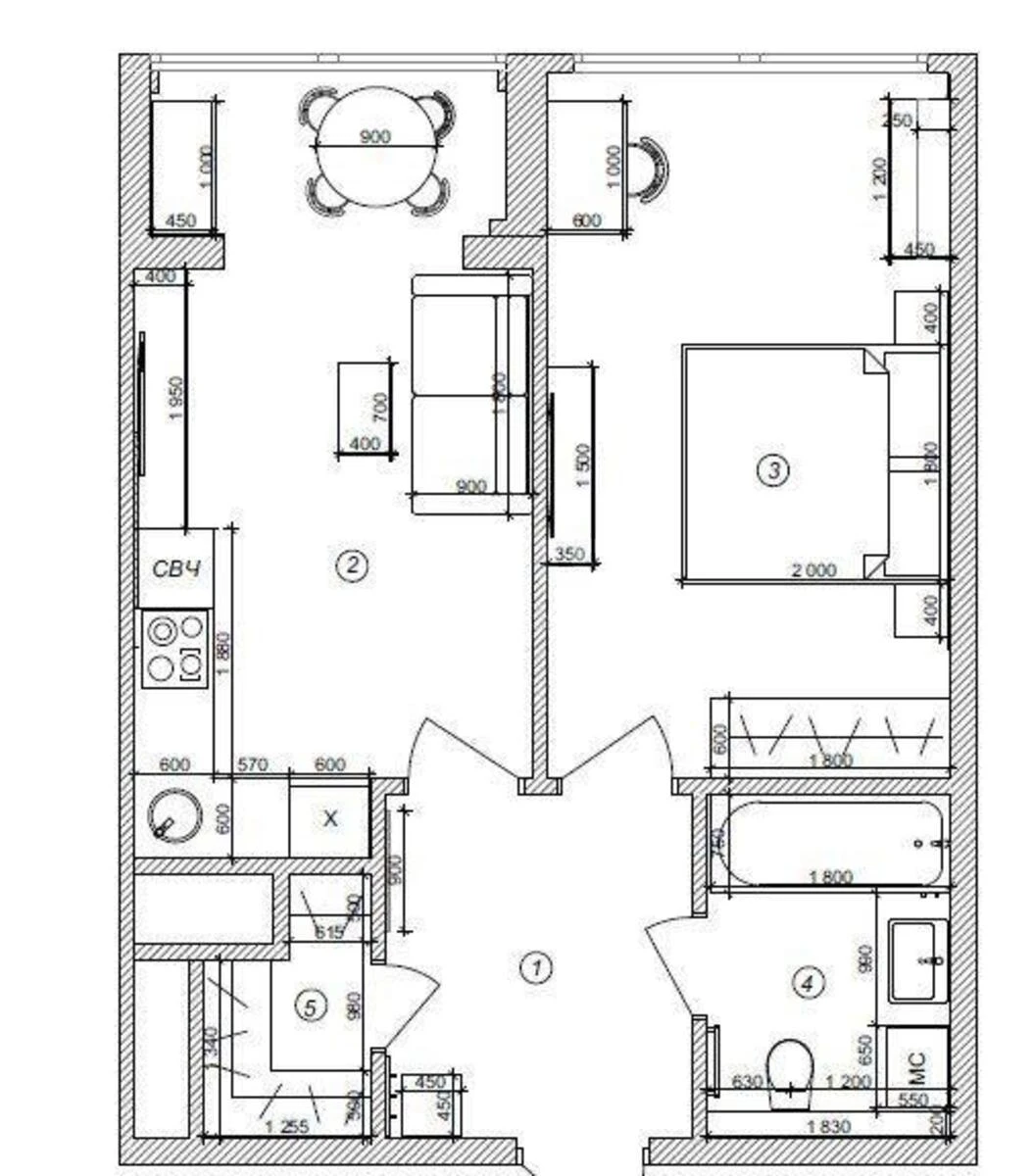 2k apartment vul. Predslavyns'ka 406484010