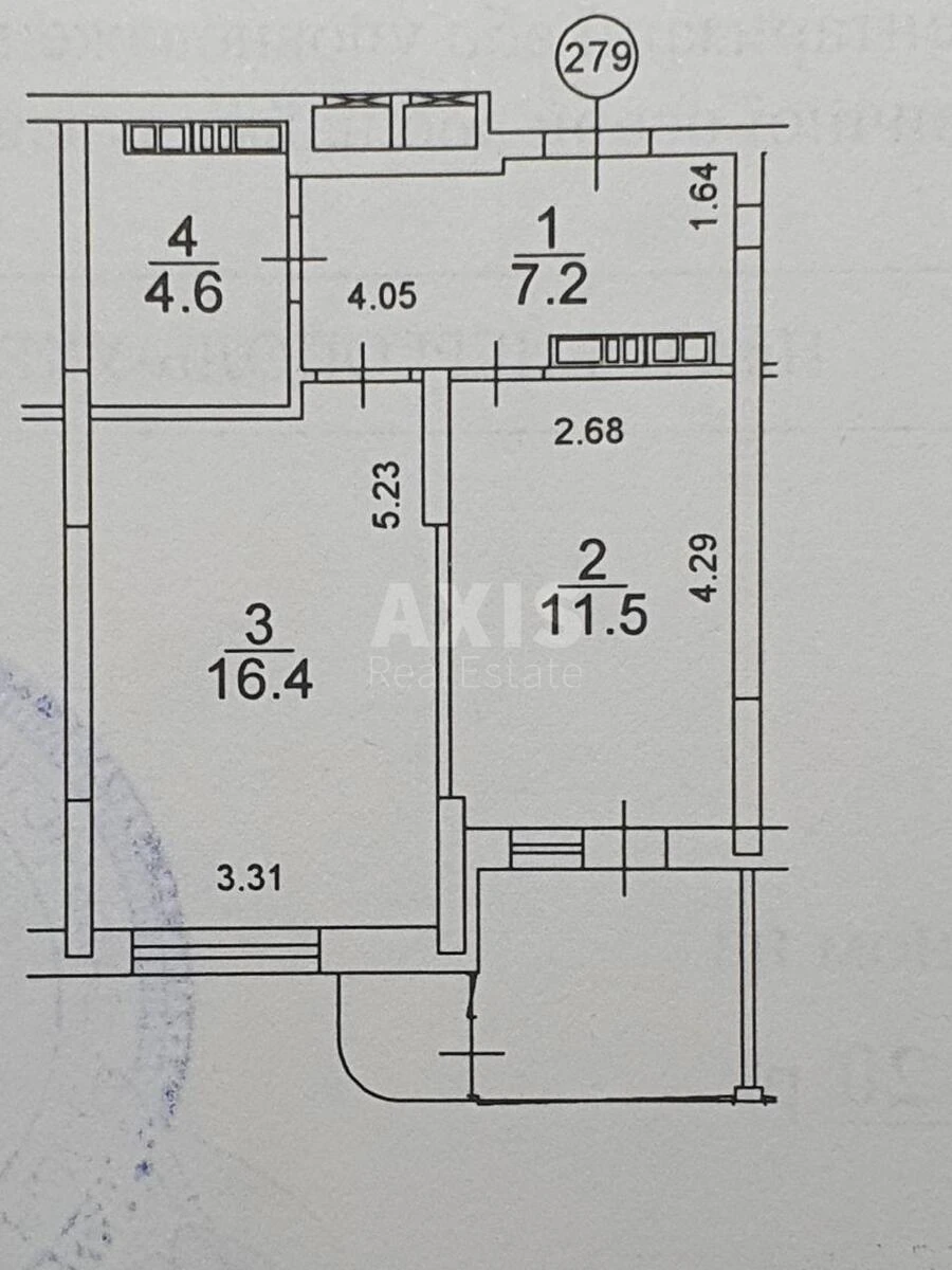 1k apartment vul. Kondratjuka Jurija 16719017